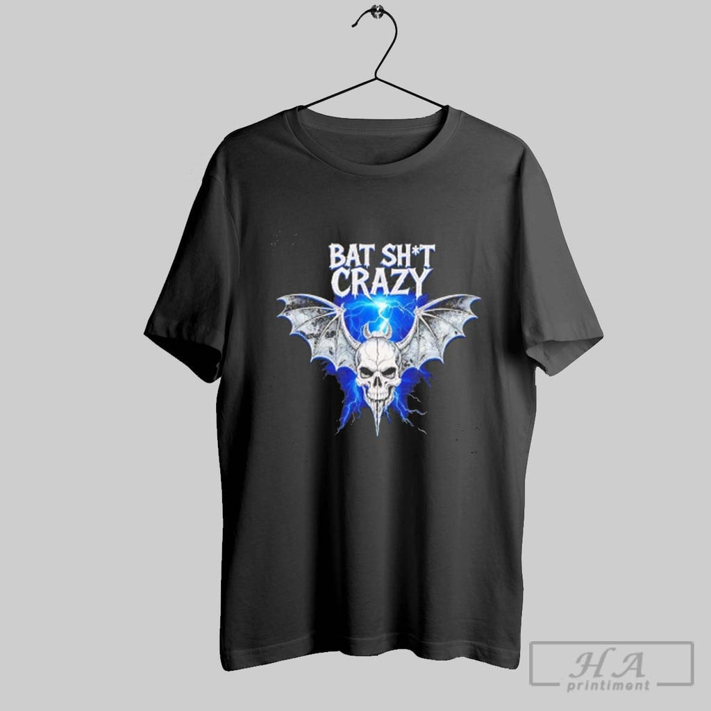 Official Bat Shit Crazy Bat Skull Halloween