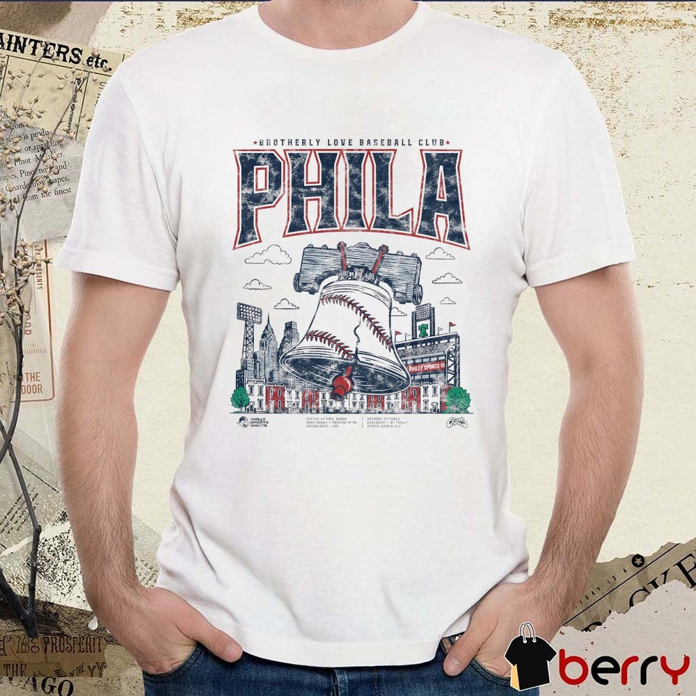 Brotherly Love Baseball Club Phila 2026 MLB Philadelphia Phillies Vintage t-shirt