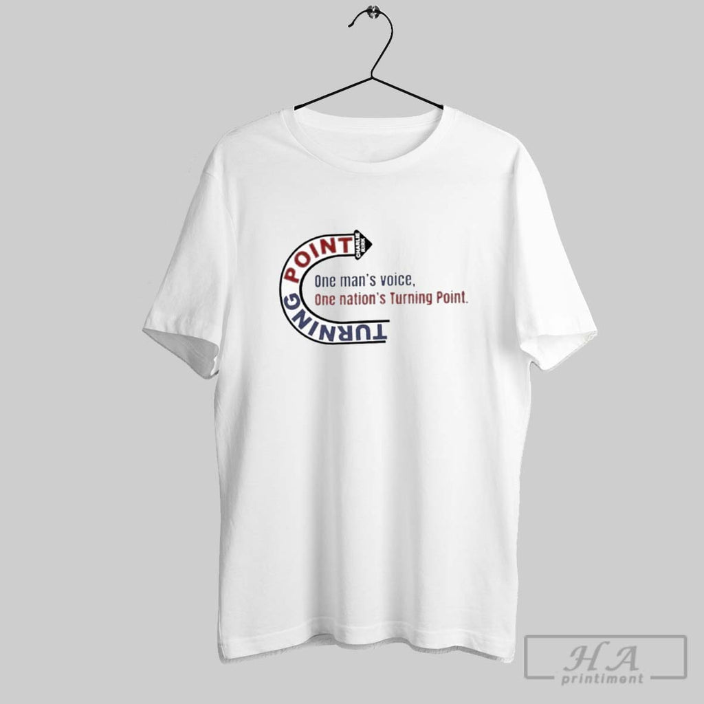 Official Charlie Kirk One Mans Voice One Nations Turning Point
