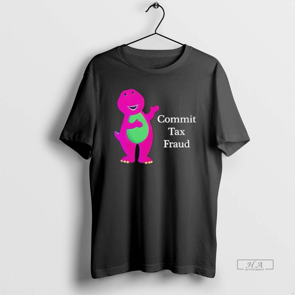 Official Commit Tax Fraud Barney Cute Black
