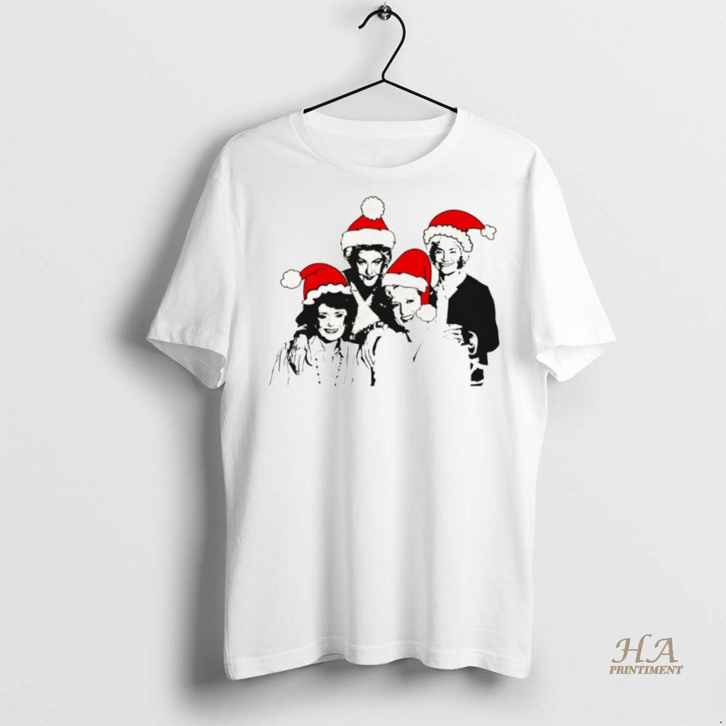 Official Cute Golden Girl Santa Hat Christmas Version Shirt