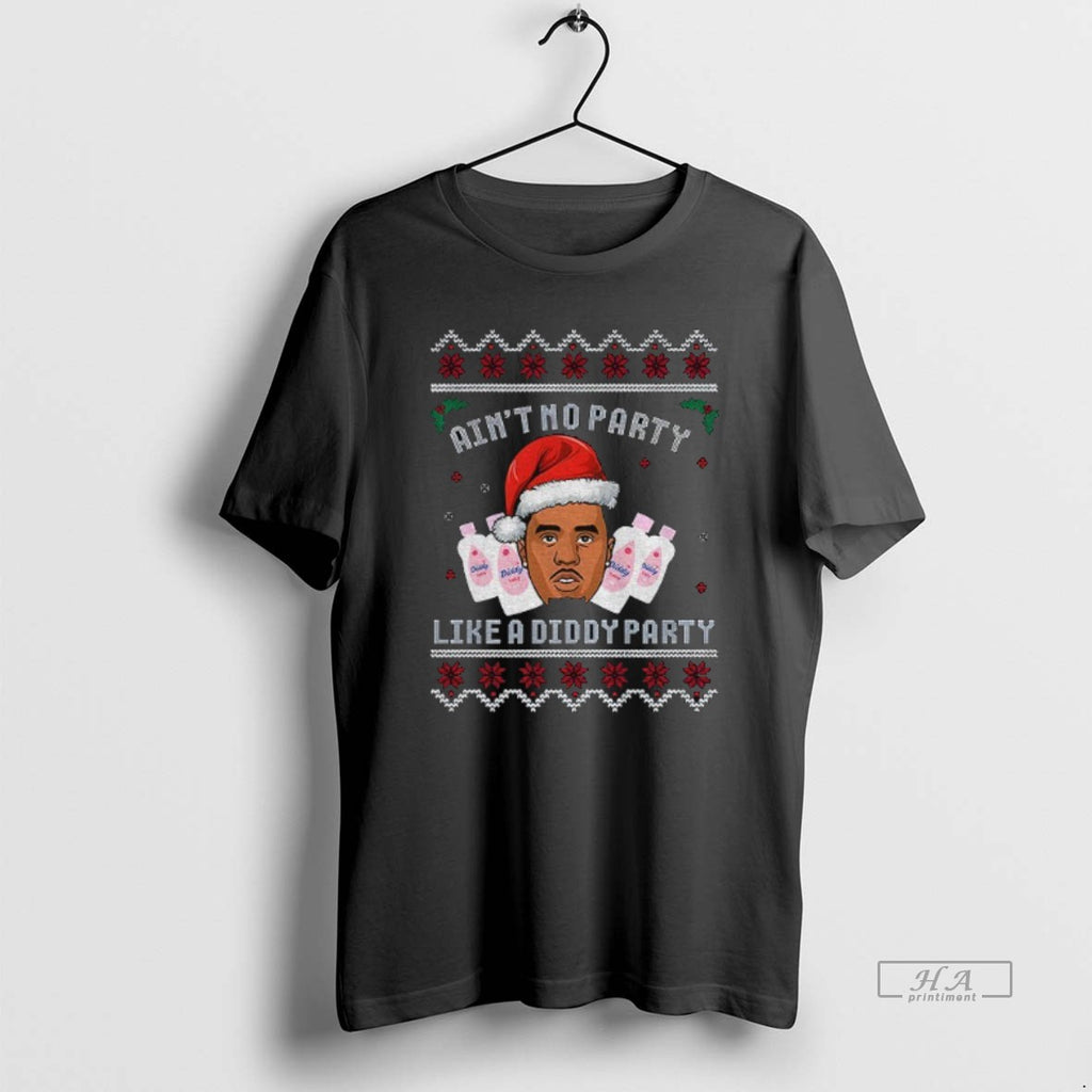 Official Diddy Santa Hat Aint No Party Like A Diddy Party Christmas