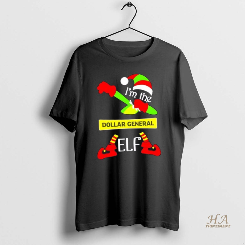 Official Dollar General Im The Elf Dabbing Merry Christmas