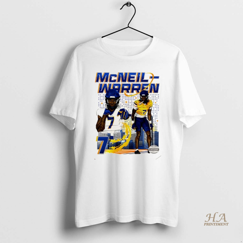 Official Emmanuel Mcneil Warren Toledo Rockets City Skyline Comic Christmas