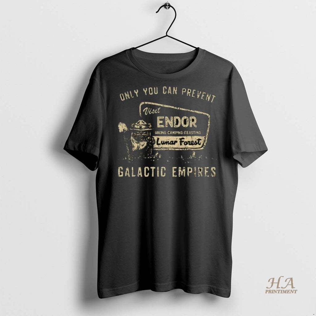 Official Ewok Endor Only You Can Prevent Visit Endor Hiking Camping Feasting Galactic Empires