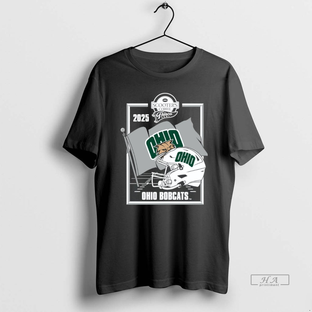 Official Fj21ixl7 Ohio Bobcats 2025 Scooters Coffee Frisco Bowl Helmet
