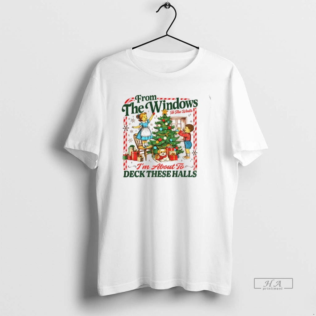 Official From The Windows To The Walls Slogan Christmas Children Graphic