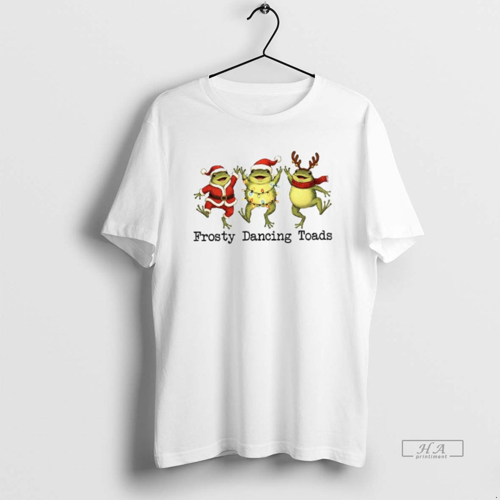 Official Funny Frosty Dancing Toads Christmas Political