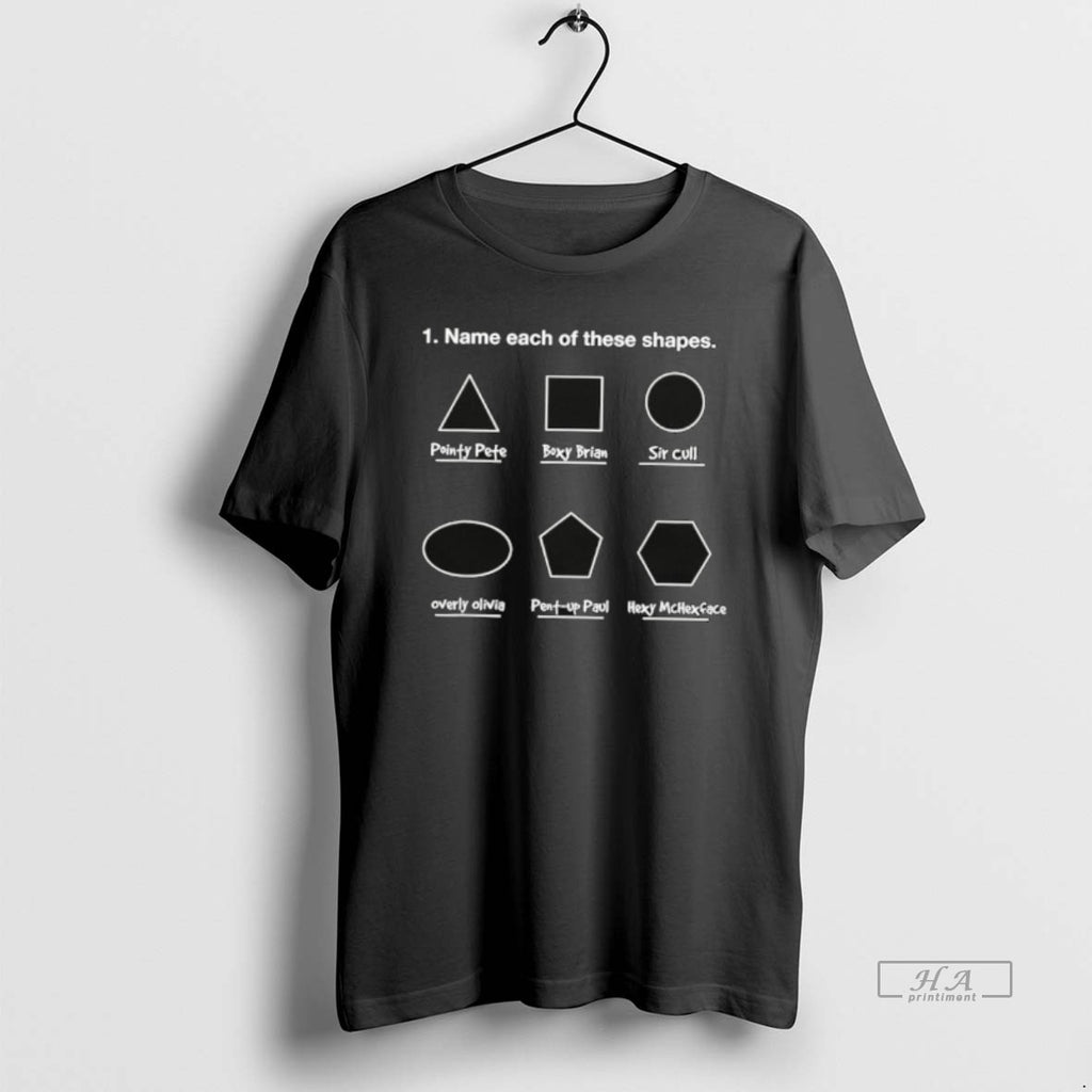 Official Geometry Funny Name These Shapes Geek Humor Math