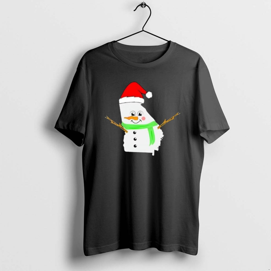 Official Georgia Snowman Map Christmas