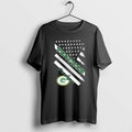 Official Green Bay Packers Football X Teacher American Flag