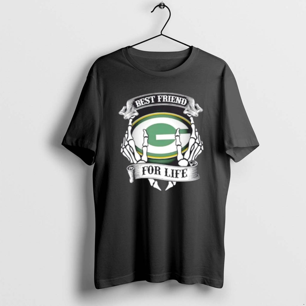 Official Green Bay Packers Football Best Friend For Life Hands Bones