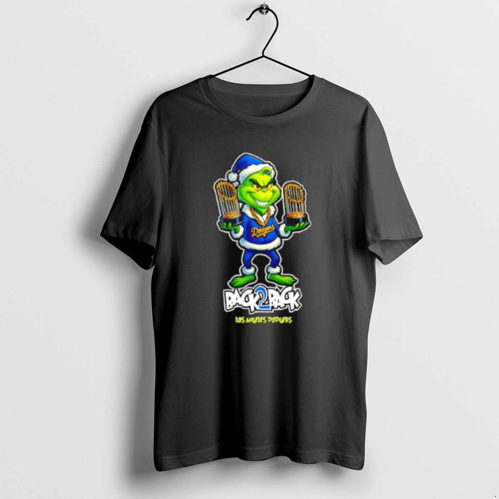 Official Grinch Los Angeles Dodgers Back 2 Back 2025 Champions