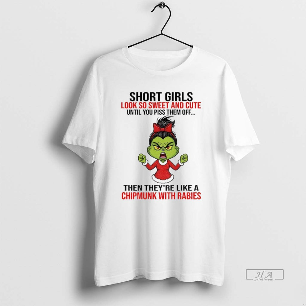 Official Grinch Santa Short Girls Look So Sweet And Cute Until You Piss Them Off