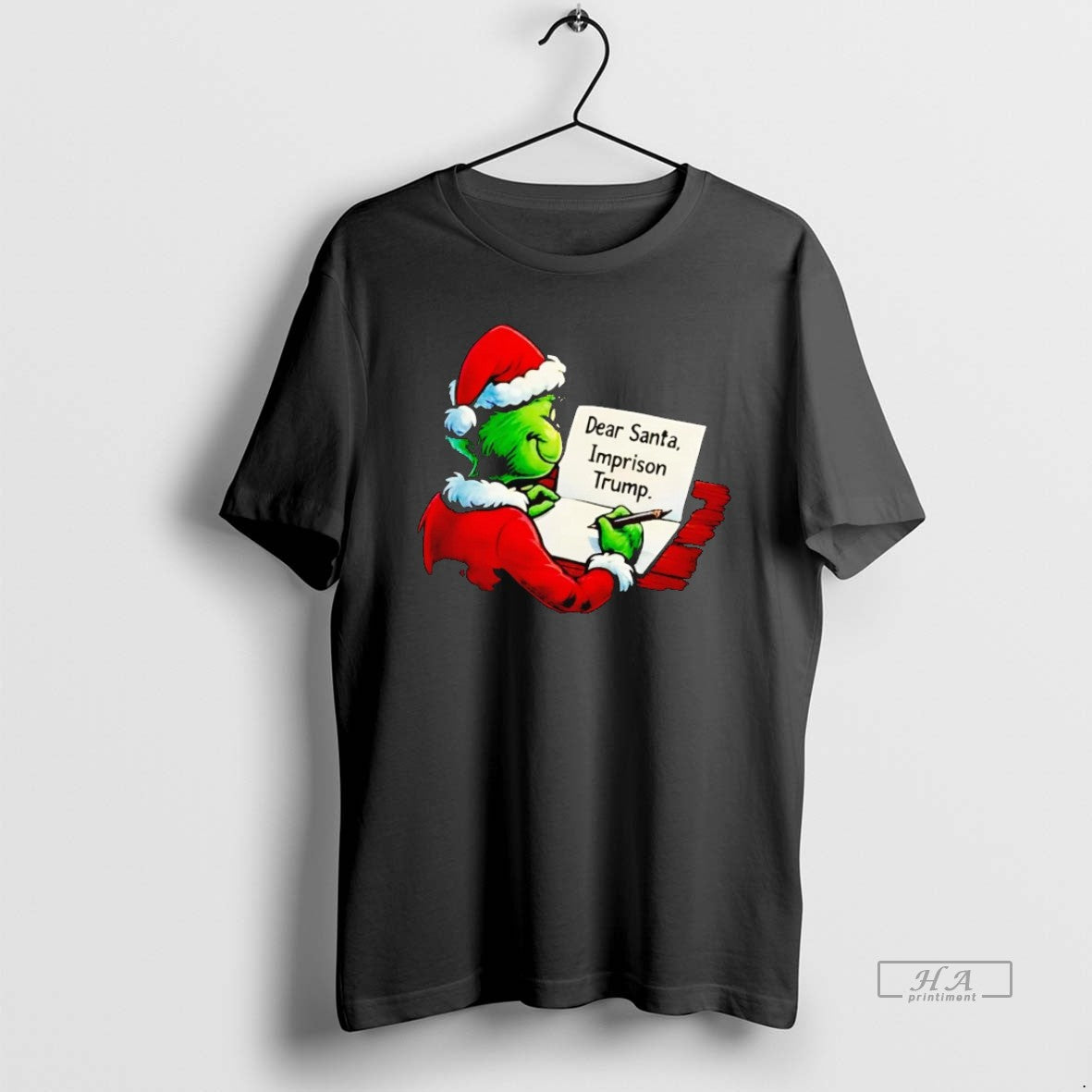 Official Grinch Dear Santa Imprison Trump Christmas