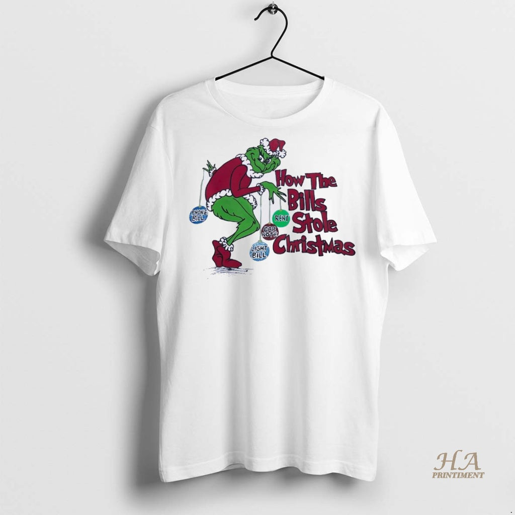 Official Grinch How The Bills Stole Christmas Christmas Shirt