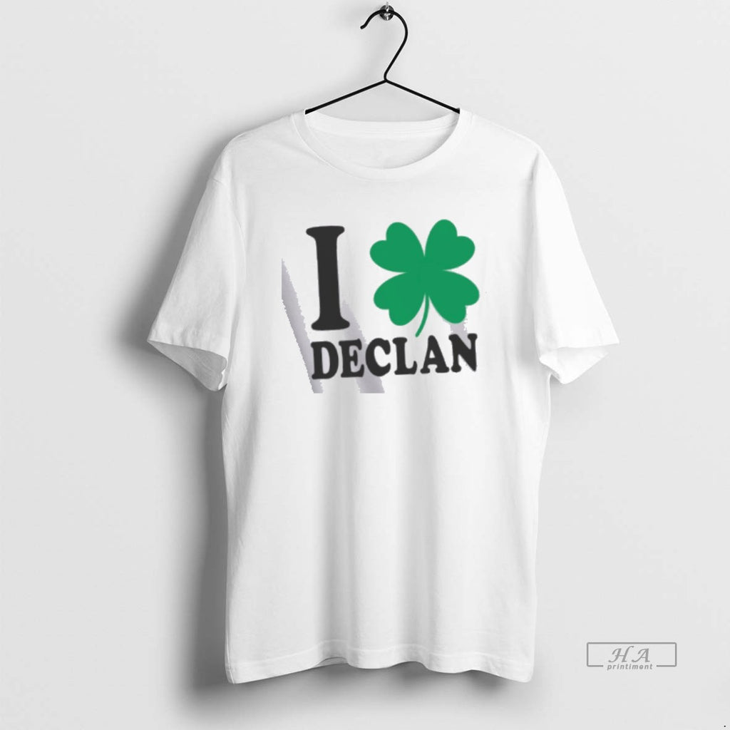 Official I Love Declan Shamrock