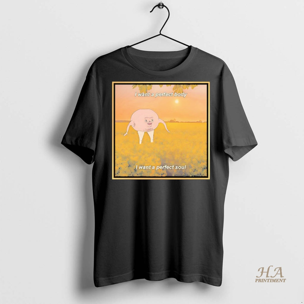 Official I Want A Perfect Body I Want A Perfect Soul Shirt