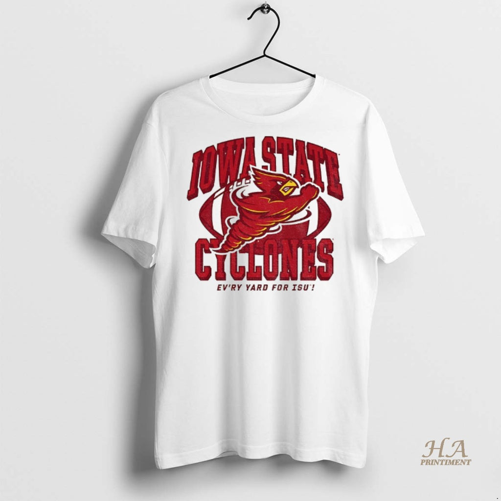 Official Iowa State Cyclones Football Evry Yard For Isu Logo 2025 Shirt