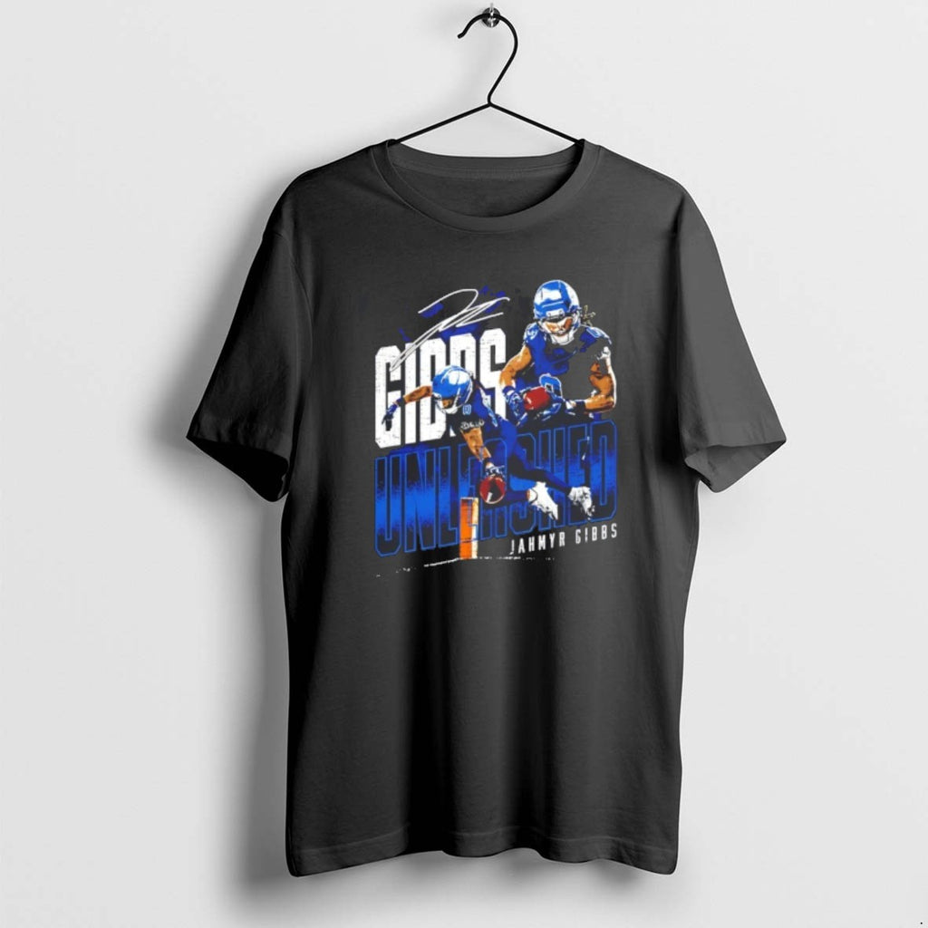 Official Jahmyr Gibbs Detroit Lions Unleashed Signature