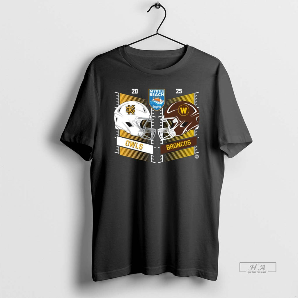 Official Kennesaw State Owls Vs Western Michigan Broncos 2025 Myrtle Beach Bowl Head To Head