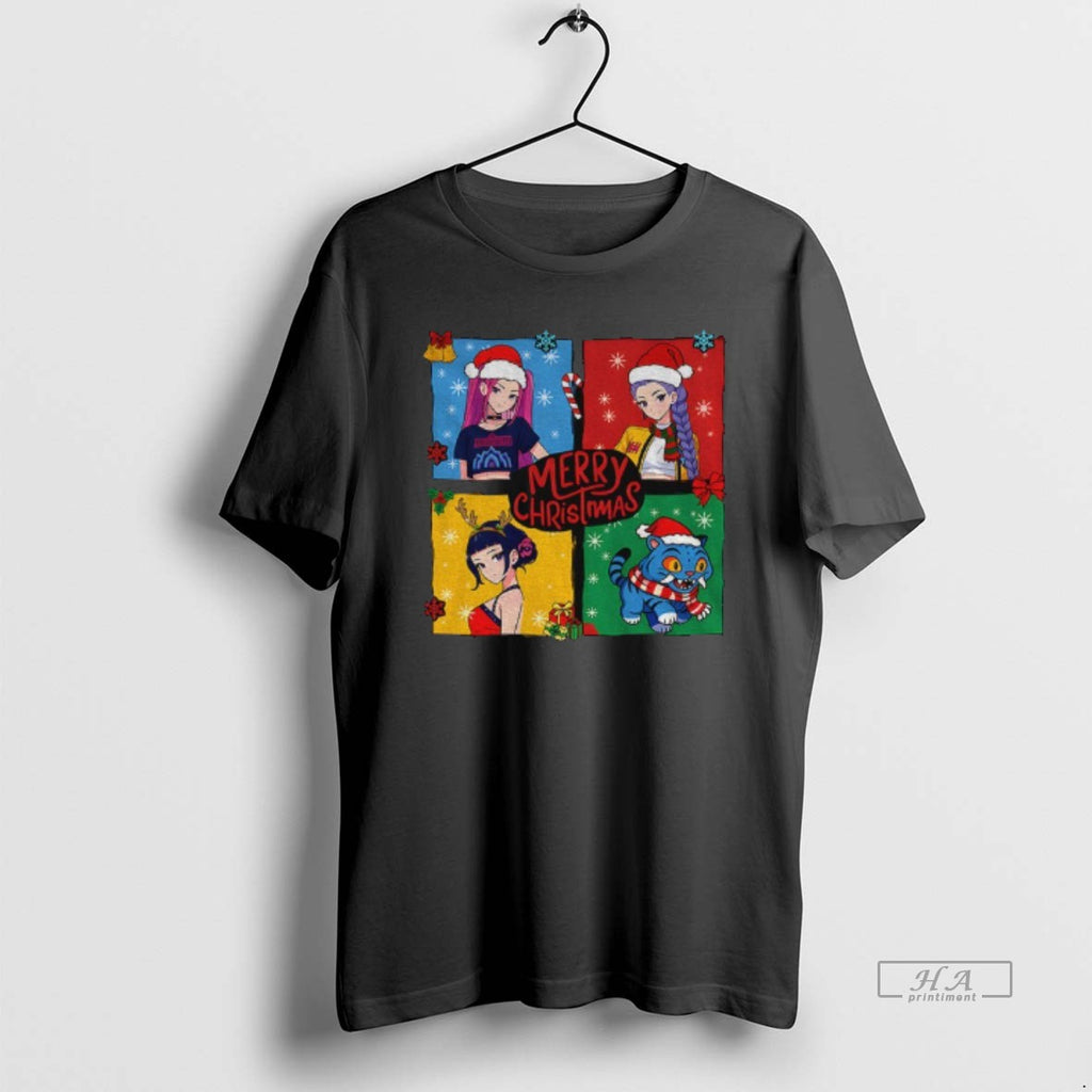Official Kpop Demon Hunter Xmas Rumi Mira Zoey Merry Christmas