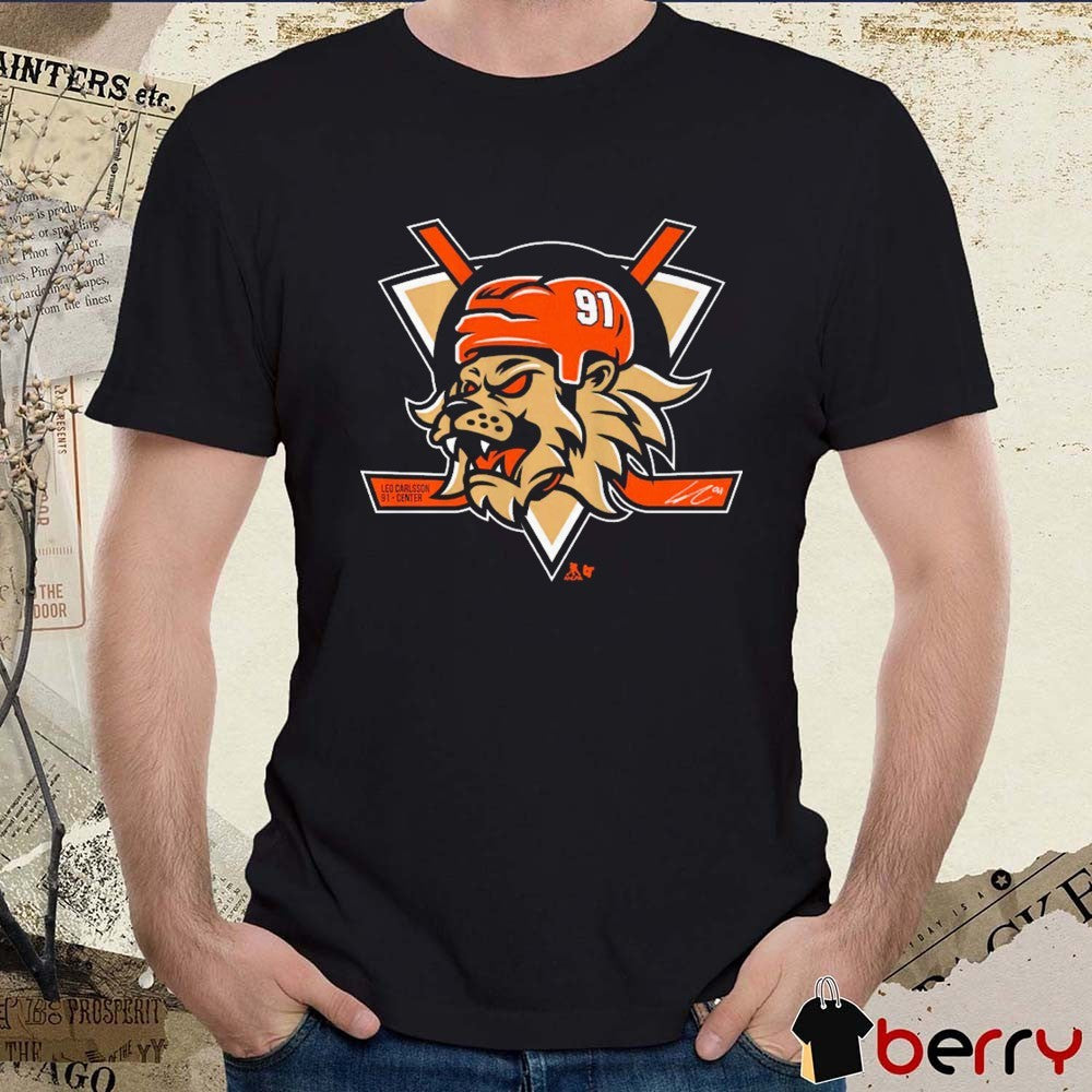 Leo Carlsson Lion Anaheim Ducks NHL 2026 Signature t-shirt