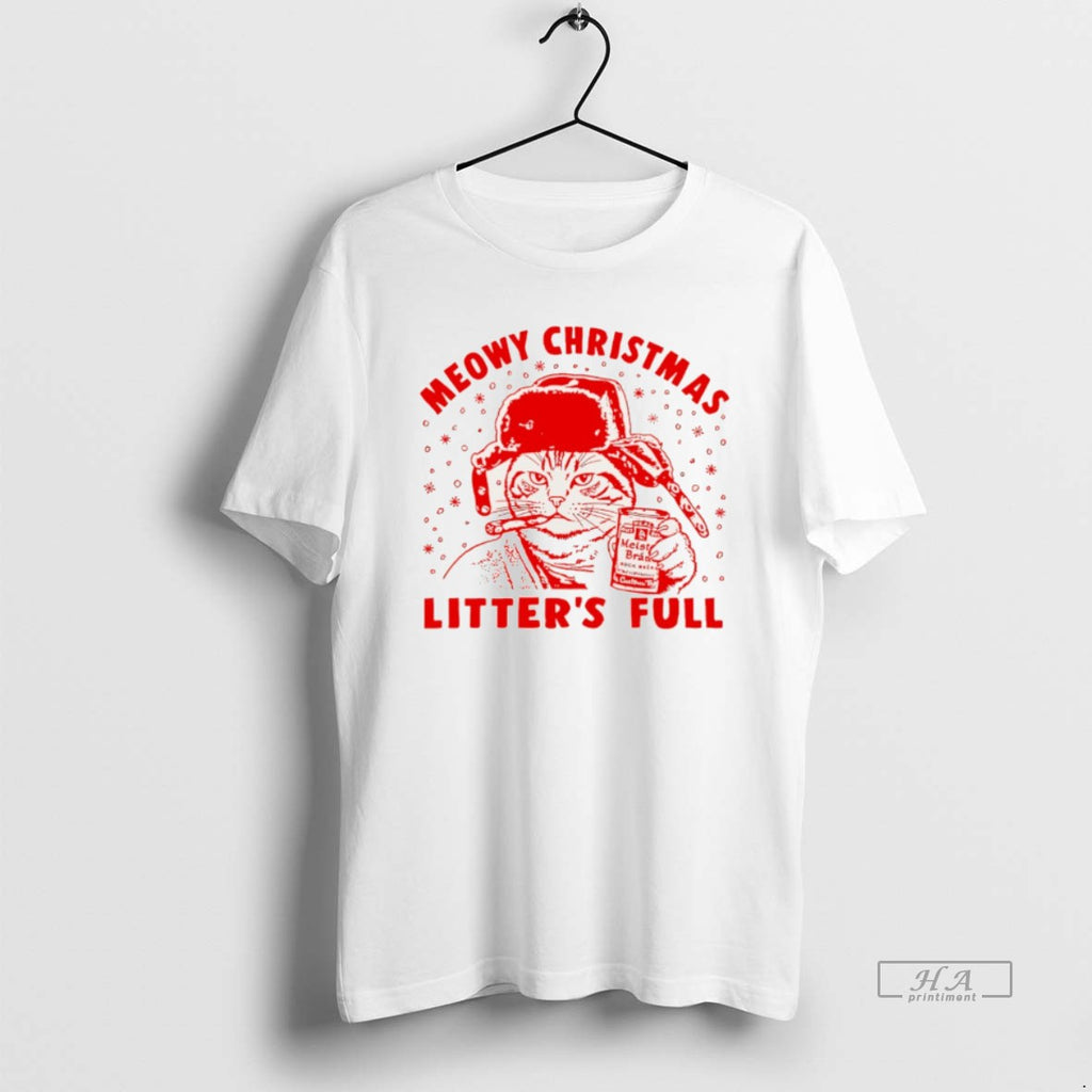 Official Litters Full Meowy Christmas Vacation Cat Christmas