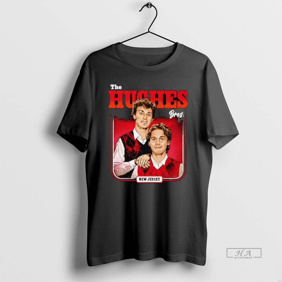 Official Luke And Jack The Hughes Step Brothers New Jersey Devils