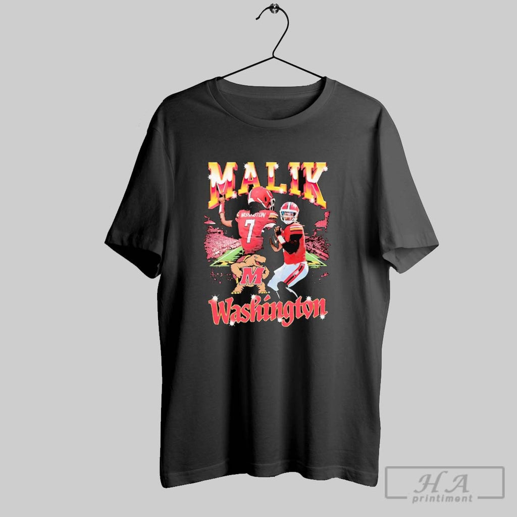 Official Malik Washington 90s Graphic Stadium Maryland Terrapins