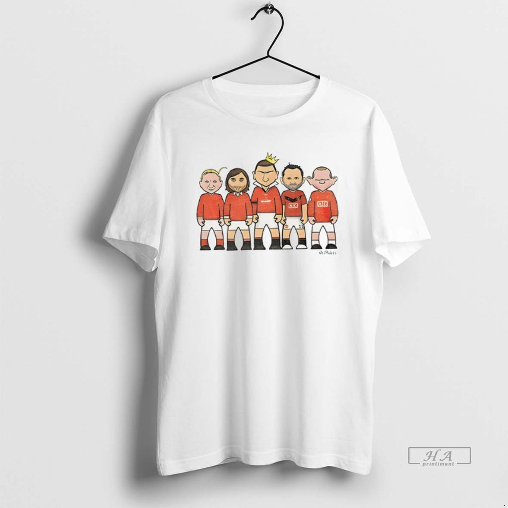 Official Manchester Legends Caricature Football Fan