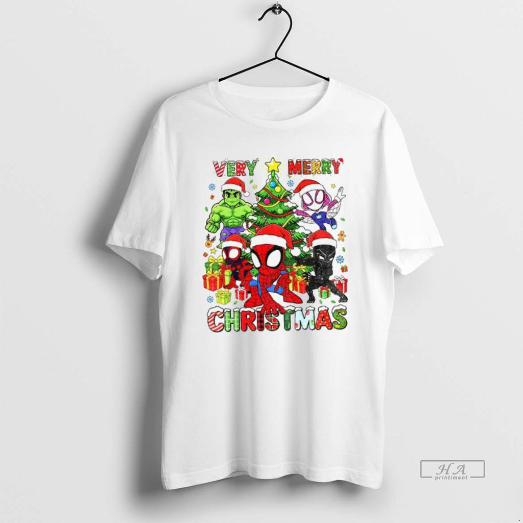Official Mavel Very Merry Christmas Spidey And His Amazing Friends The Avengers