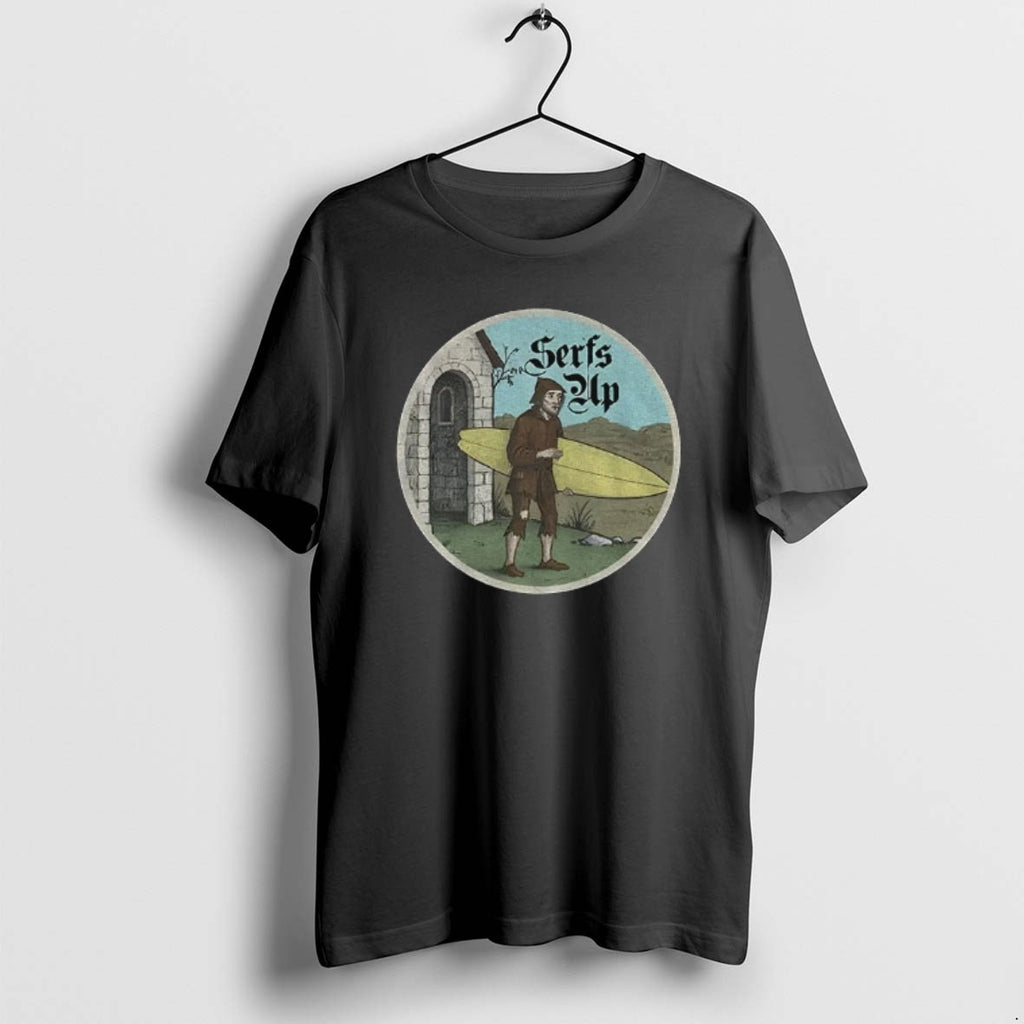 Official Medieval Surfer Serfs Up Cartoon Vintage
