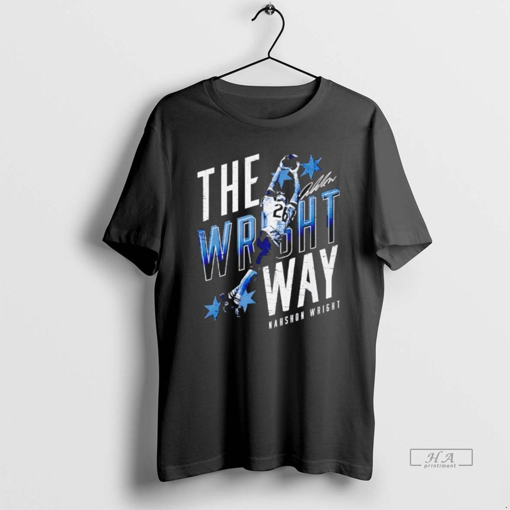 Official Nahshon Wright Chicago The Wright Way Stylish Black