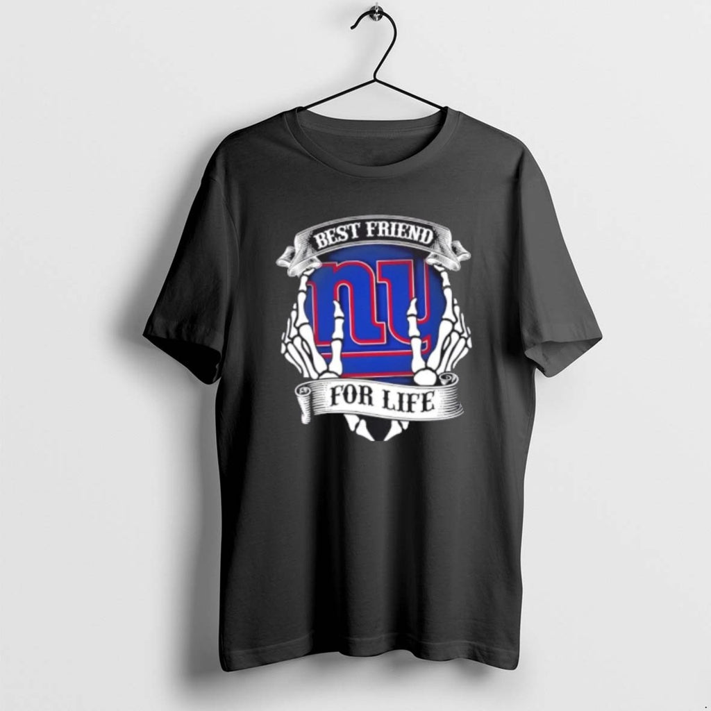Official New York Giants Football Best Friend For Life Hands Bones