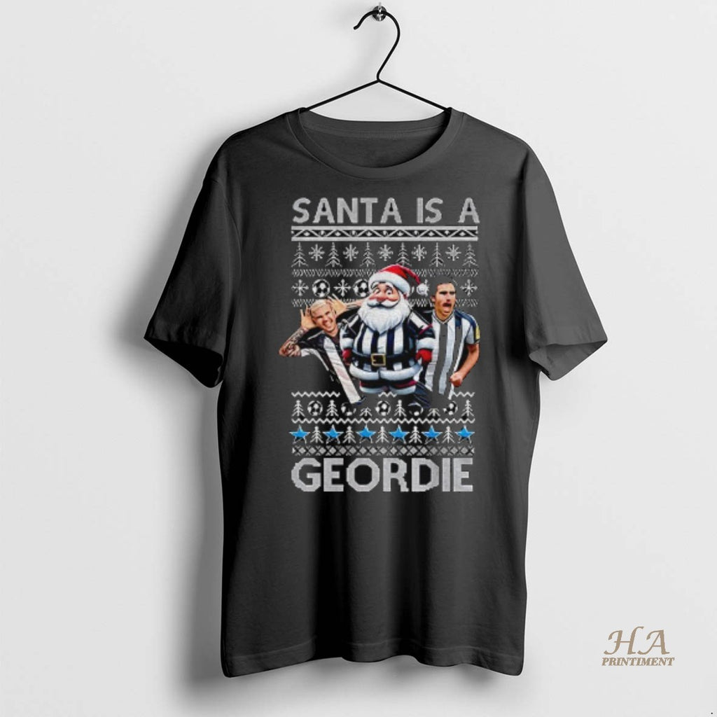Official Newcastle Santa Is A Geordie Shirt