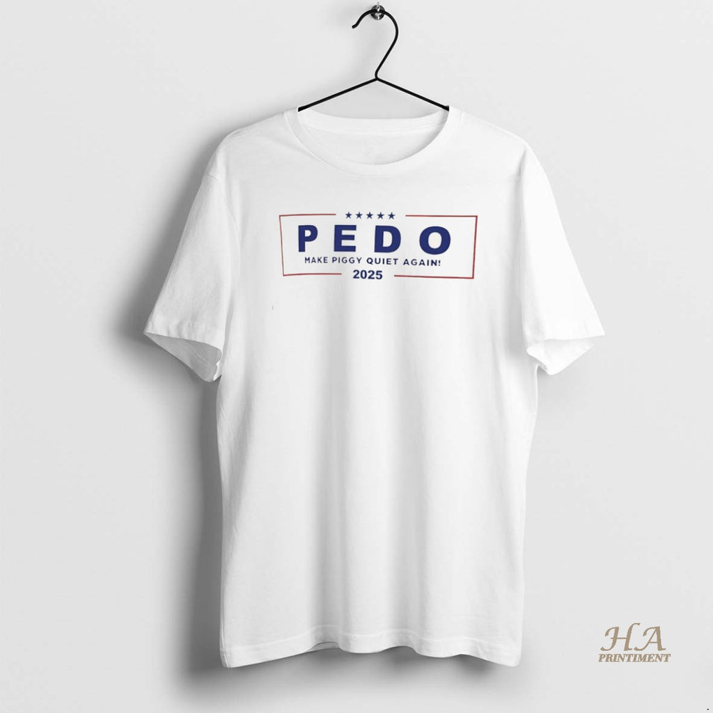 Official Pedo Make Piggy Quiet Again 2025 Christmas