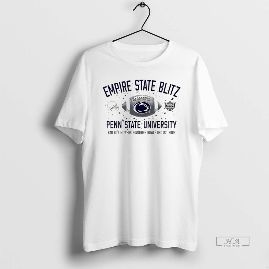 Official Penn State 2025 Pinstripe Bowl Empire State Blitz Christmas