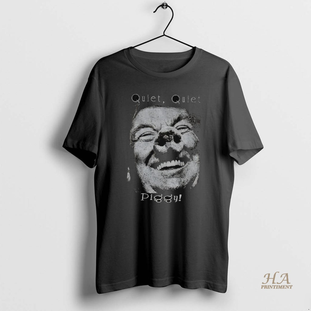 Official Quiet Piggy Vintage Anti Trump Antifa Political 2025
