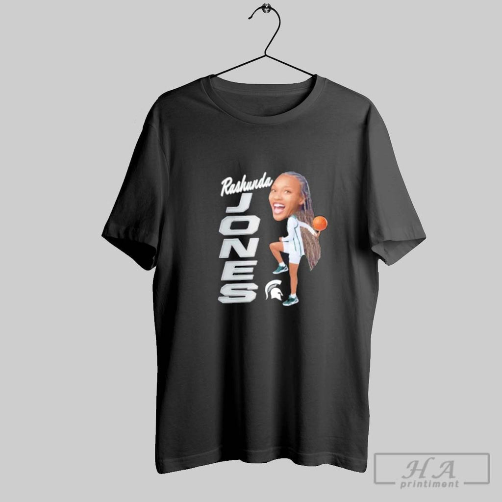 Official Rashunda Jones Michigan State Spartans Elevated Caricature