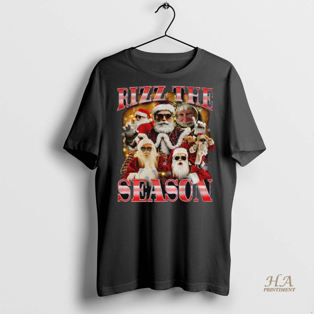 Official Rizz The Season Santa Claus Merry Christmas Shirt