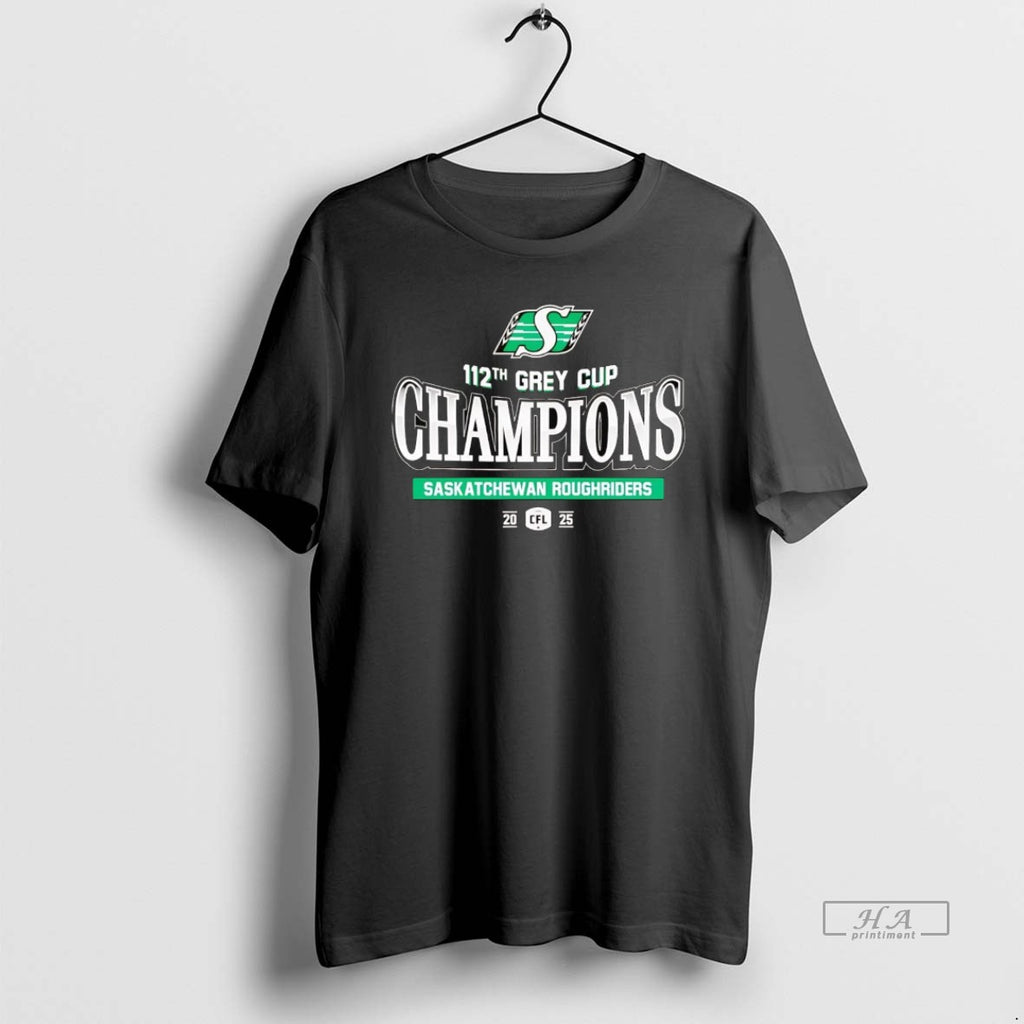 Official Saskatchewan Roughriders 112th Grey Cup Champions 2025