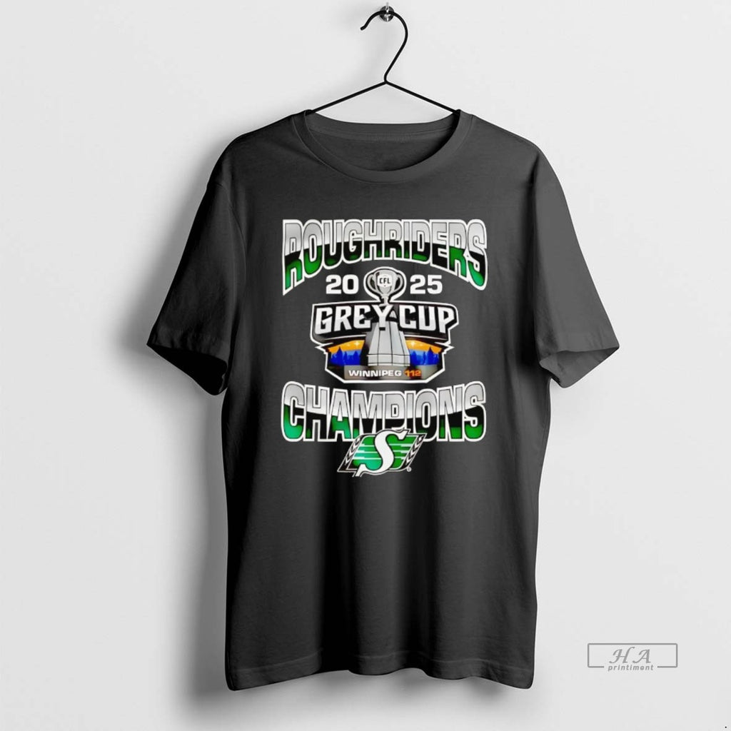 Official Saskatchewan Roughriders 2025 Grey Cup Winnipeg Champions
