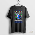 Official Shark Santa Seasons Eatings Ugly Christmas Ornaments