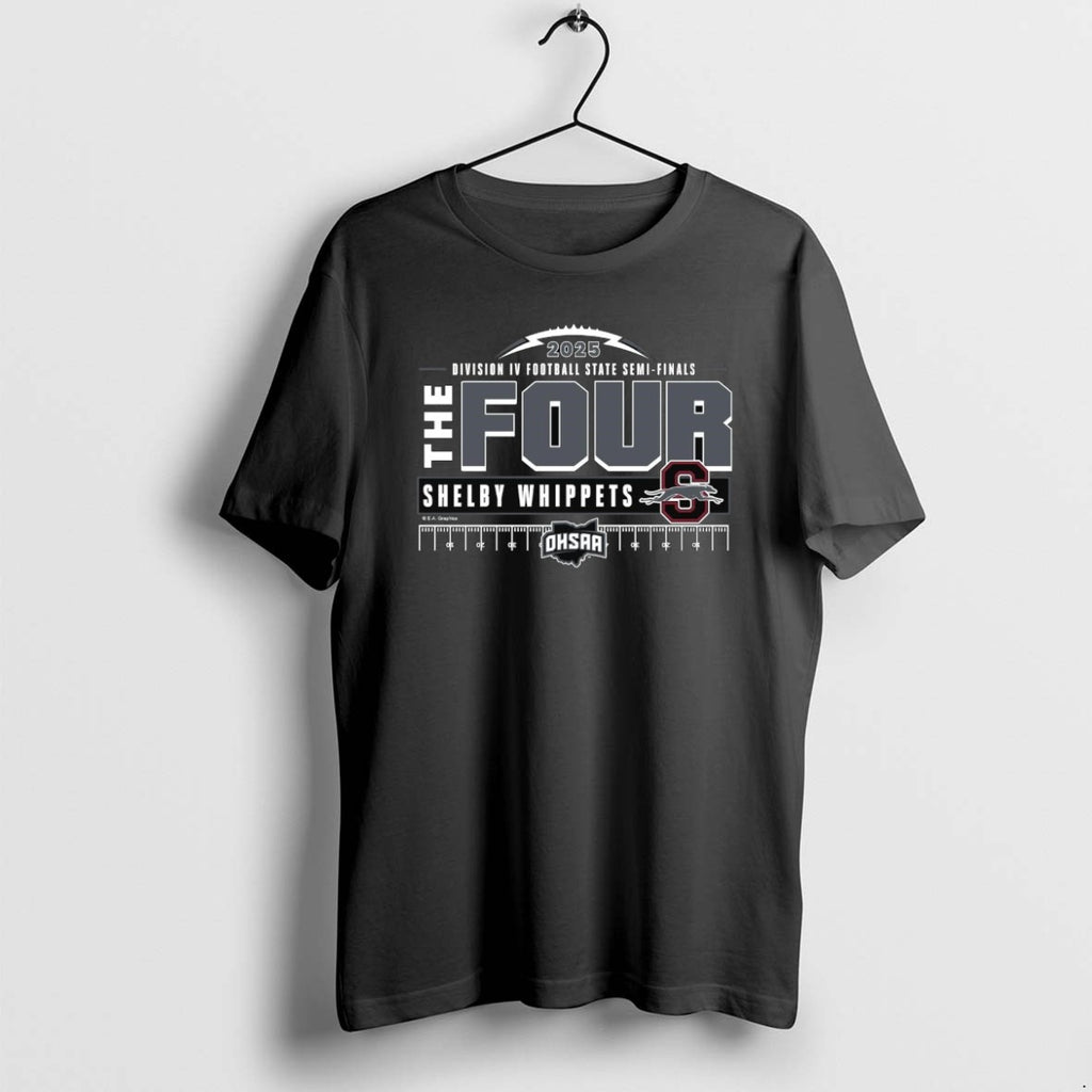 Official Shelby Whippets 2025 Football D4 The Four