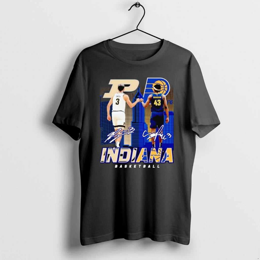 Official Smith And Siakam Fist Bump Indiana Basketball Signatures