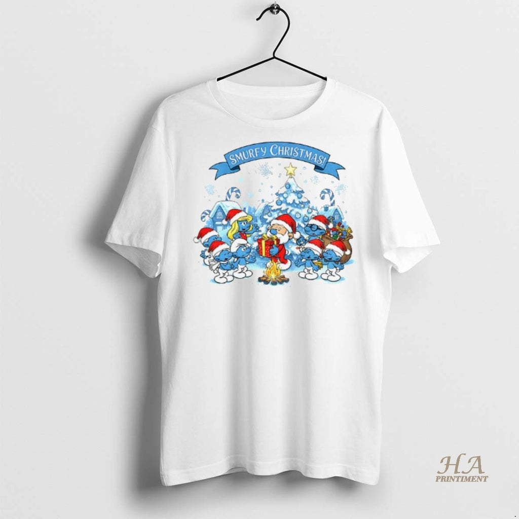 Official Smurfy Christmas Smurf Xmas Shirt