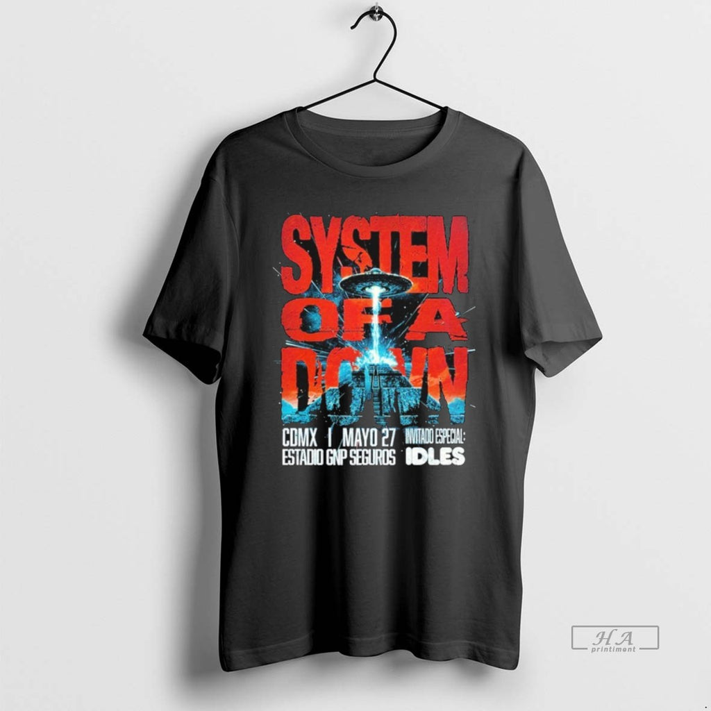 Official System Of A Down Tour Cdmx 2026 At Estadio Gnp Seguros On May 27
