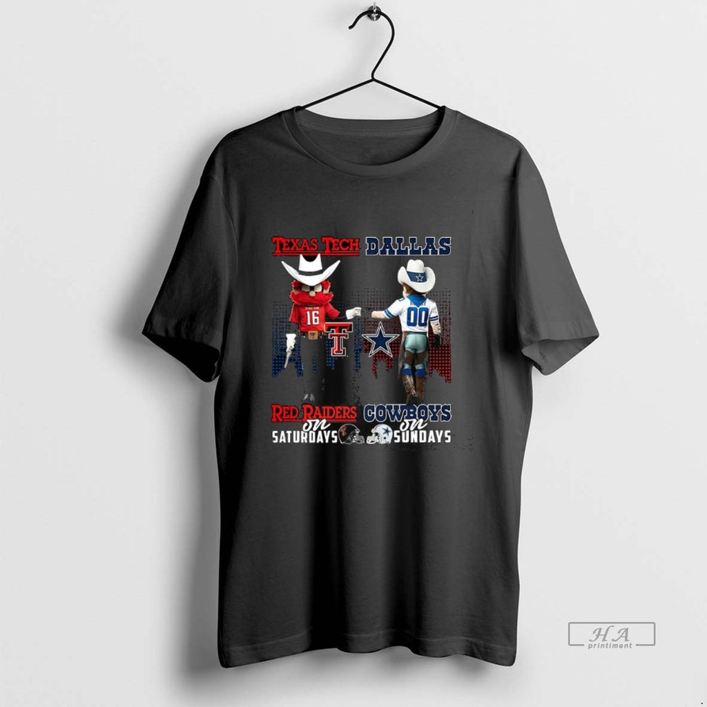 Official Texas Tech Red Raiders On Saturdays Vs Dallas Cowboys On Sundays Mascot