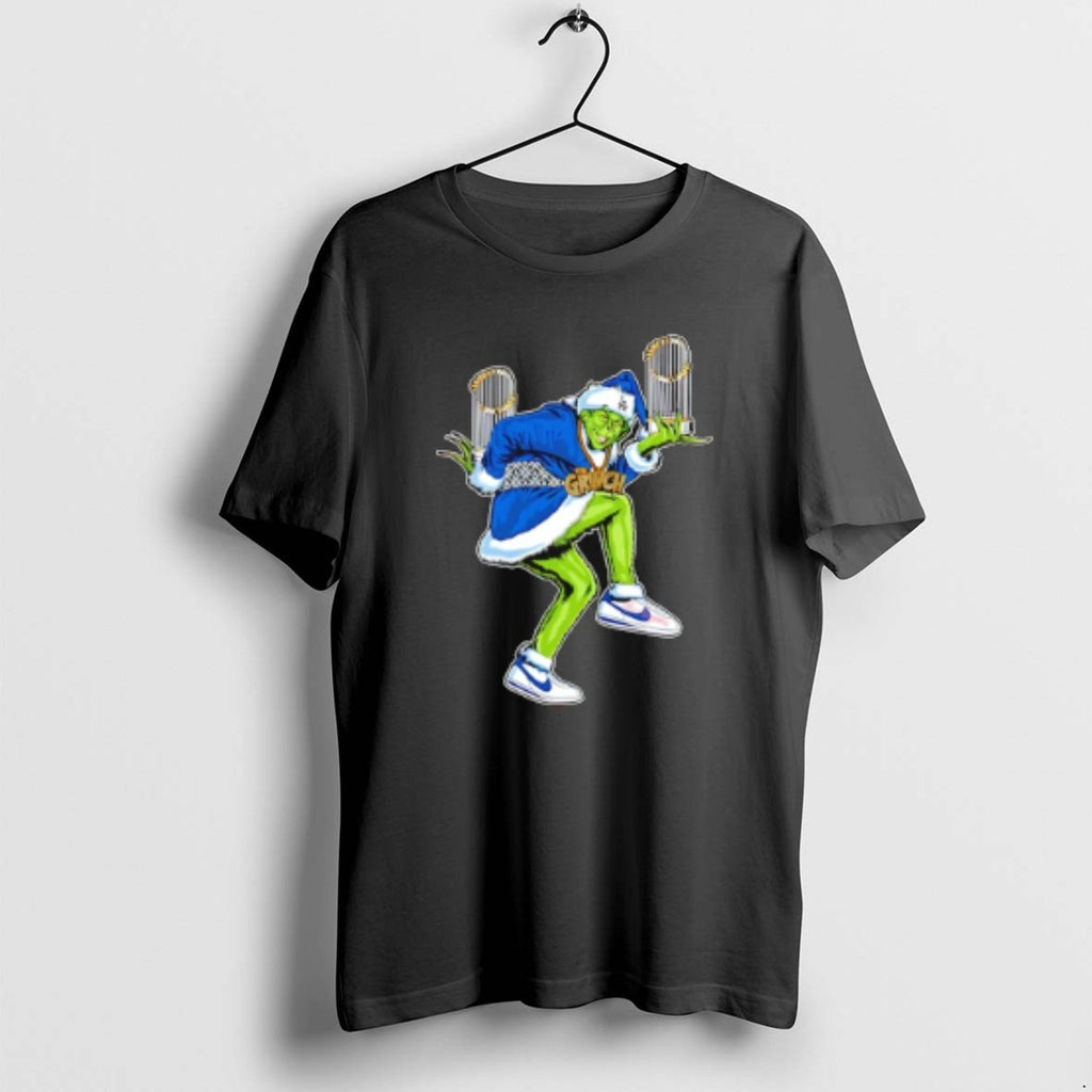Official The Grinch La Dodgers 2025 Ws Champions Trophy Christmas